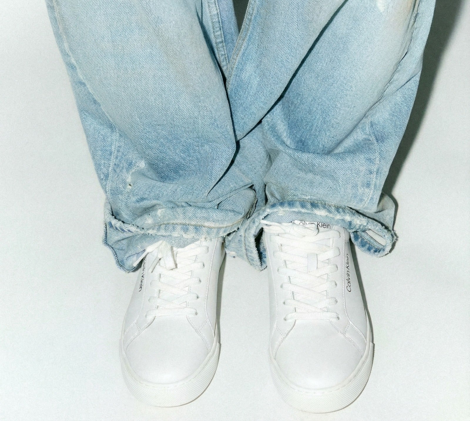 Flat Calvin klein white