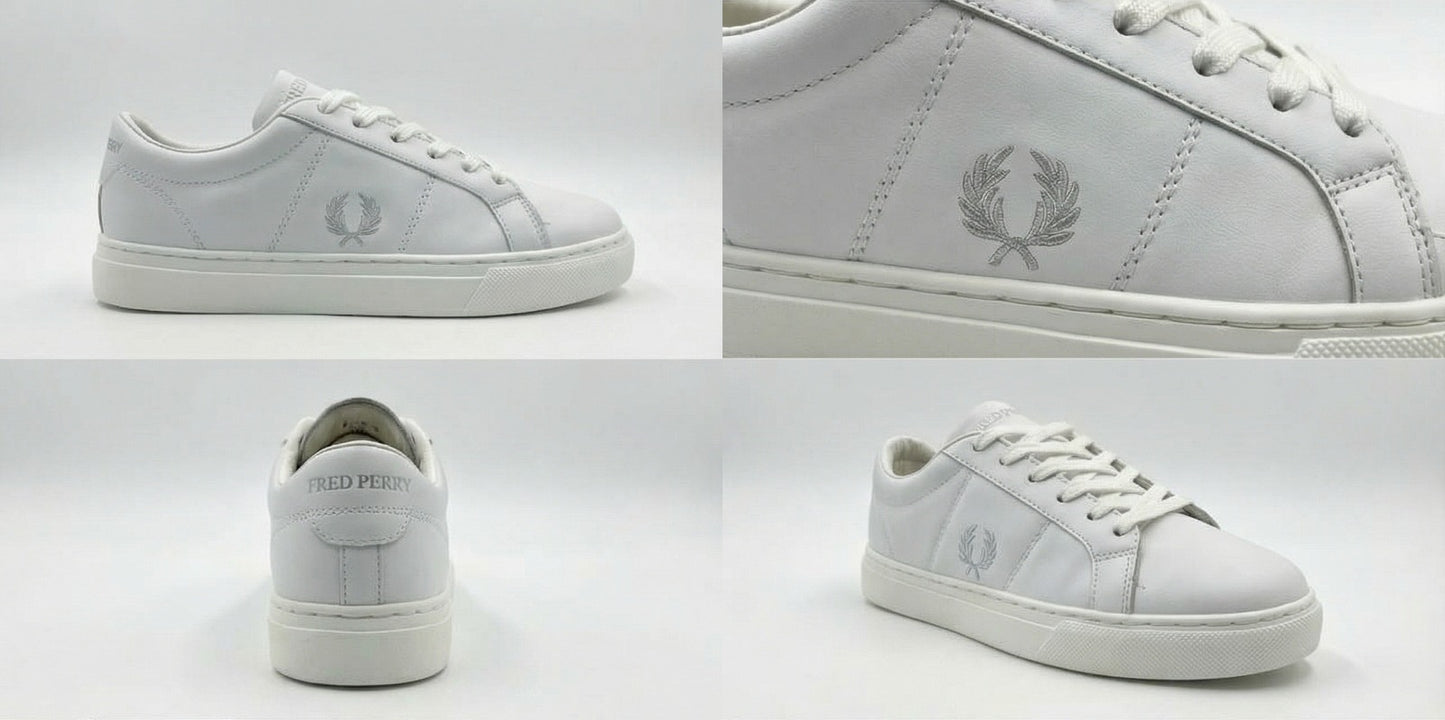 Flat Fred perry white
