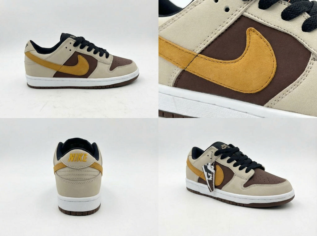 Nike SB Beige & brown yellow