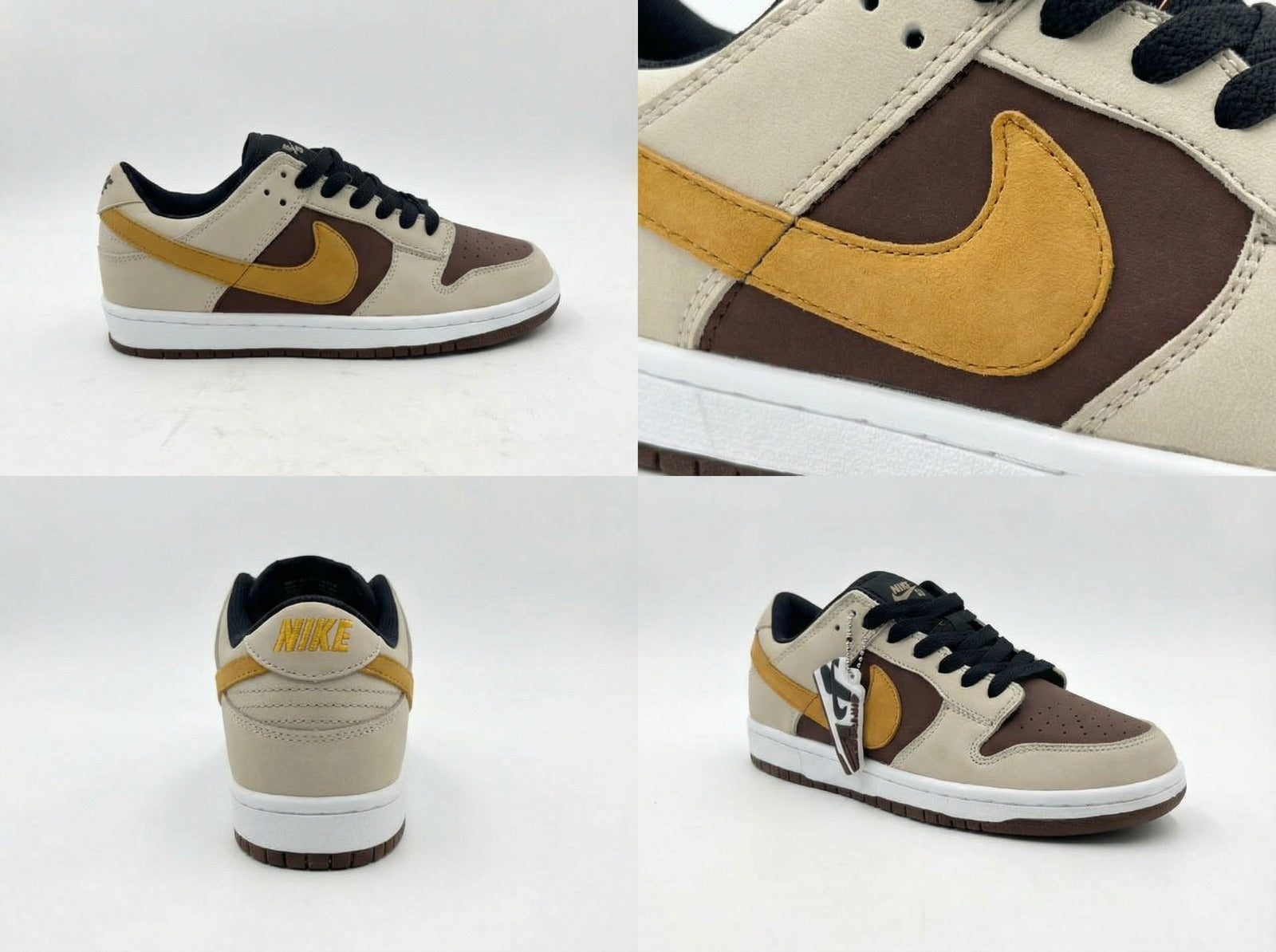 Nike SB Beige & brown yellow