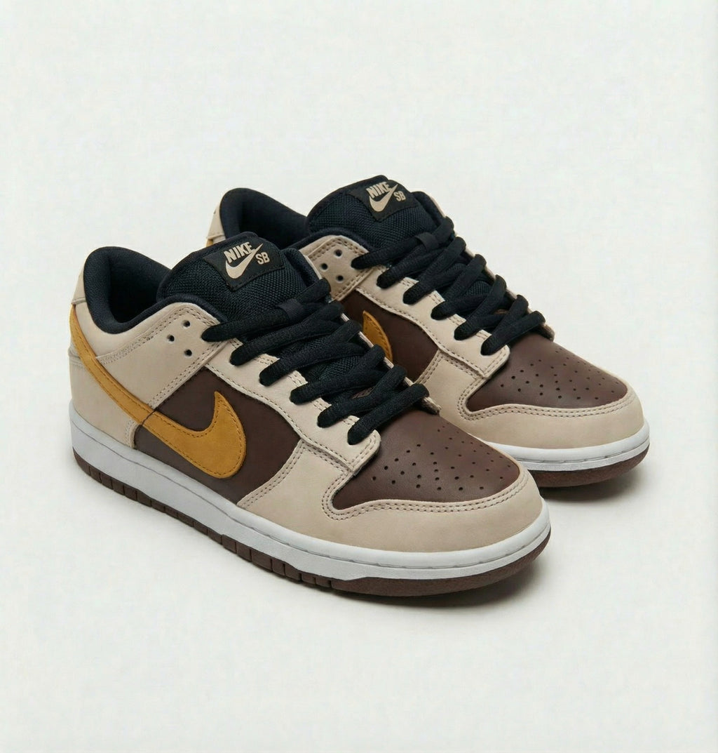 Nike SB Beige & brown yellow